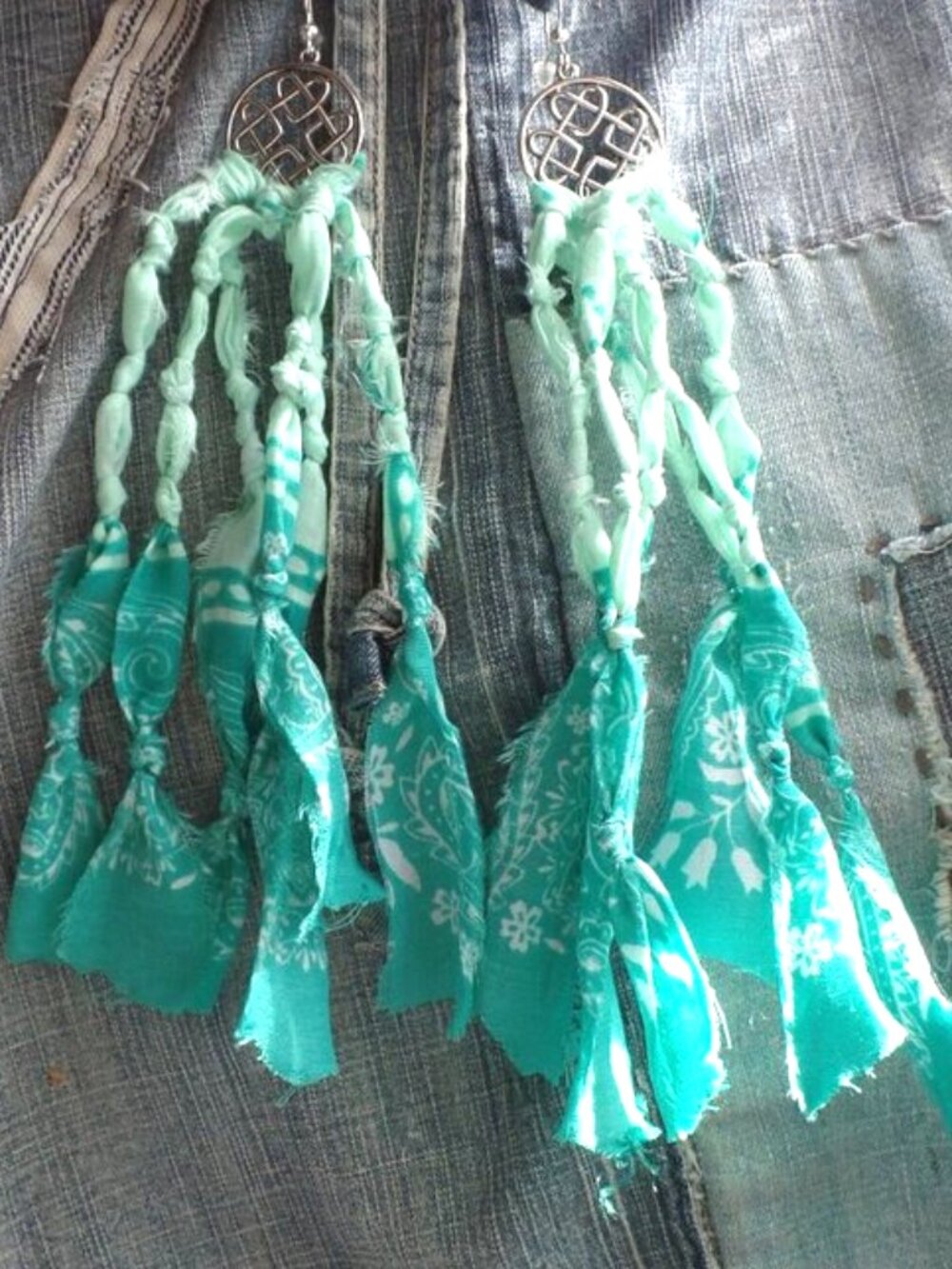 Hand Crafted SWAG Earrings CELTIC